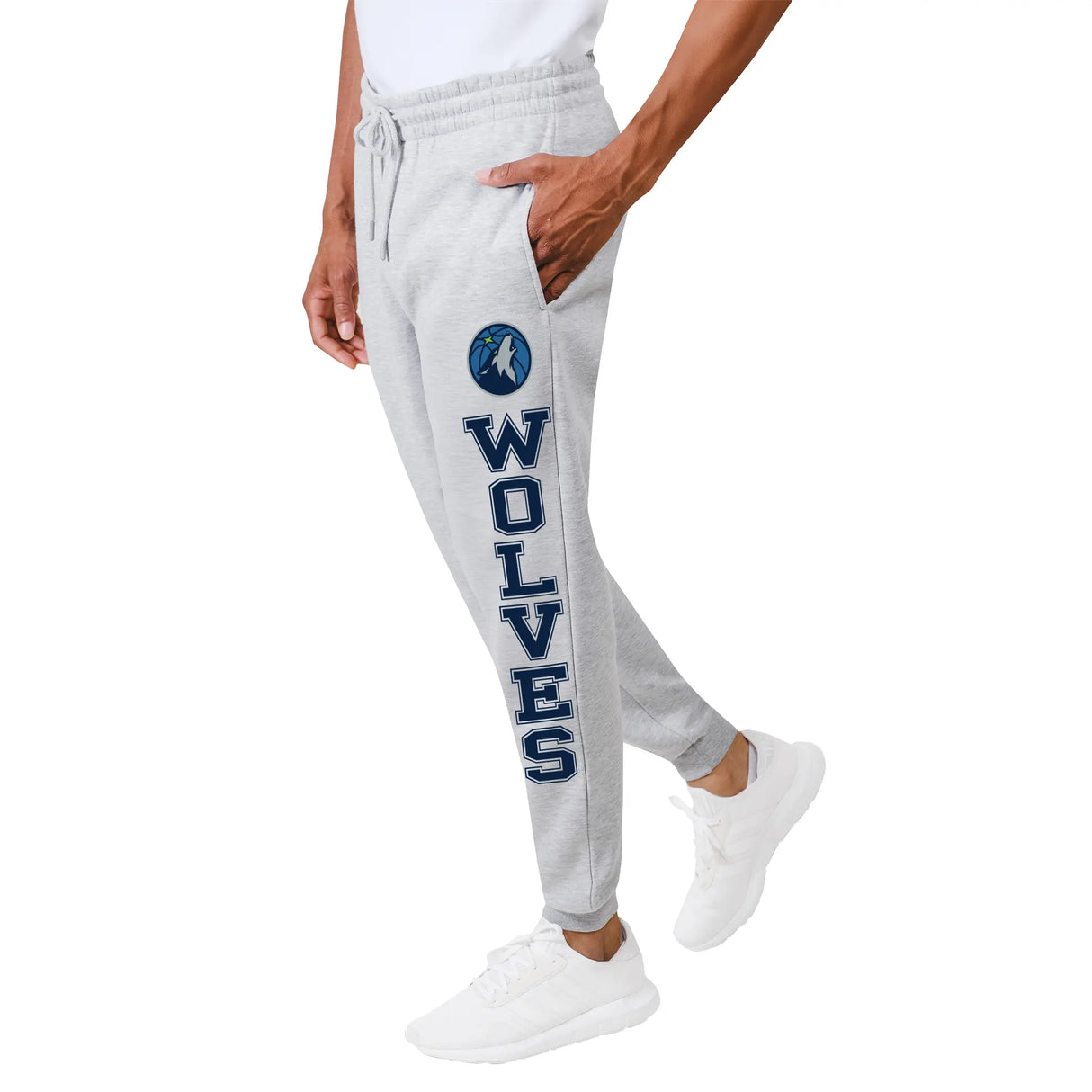 Ultra Game Men's NBA Official Super Soft Team Jogger Sweatpants | Minnesota Timberwolves