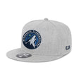 Ultra Game Men's NBA Official Twill Snap Back Ultimate Baseball Cap Hat | Minnesota Timberwolves