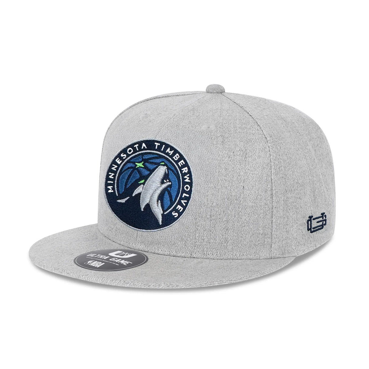 Ultra Game Men's NBA Official Twill Snap Back Ultimate Baseball Cap Hat | Minnesota Timberwolves