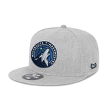 Ultra Game Men's NBA Official Twill Snap Back Ultimate Baseball Cap Hat | Minnesota Timberwolves