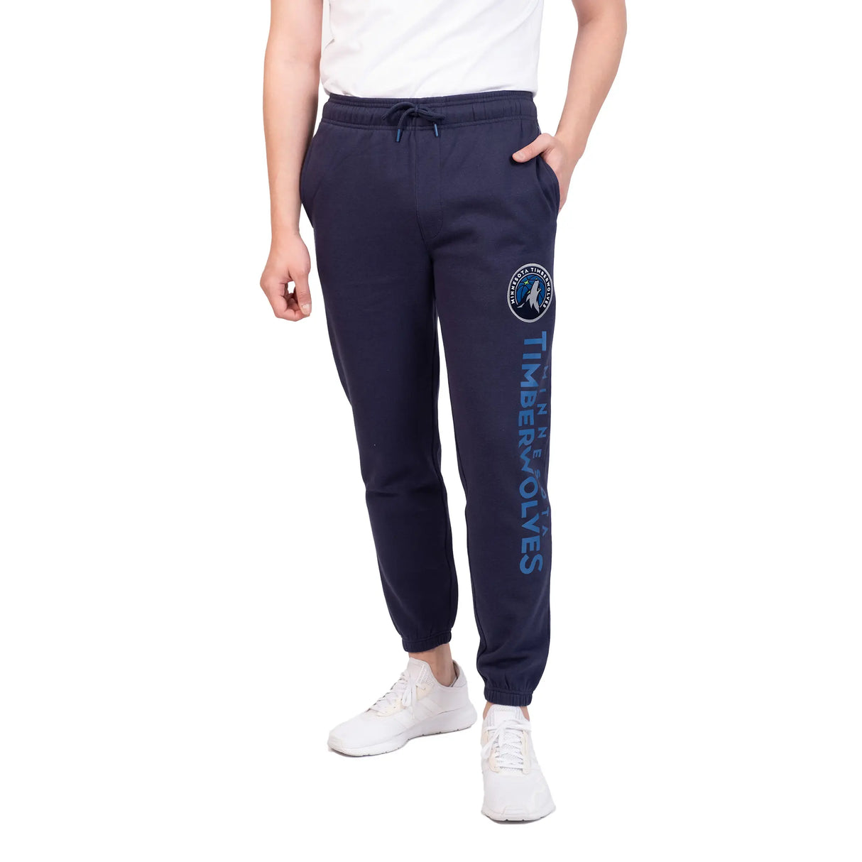 Ultra Game Men's NBA Official Super Soft Team Jogger Sweatpants | Minnesota Timberwolves