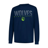 Ultra Game Men's NBA Official Super Soft Game Day Long Sleeve T-Shirt | Minnesota Timberwolves