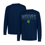 Ultra Game Men's NBA Official Super Soft Game Day Long Sleeve T-Shirt | Minnesota Timberwolves