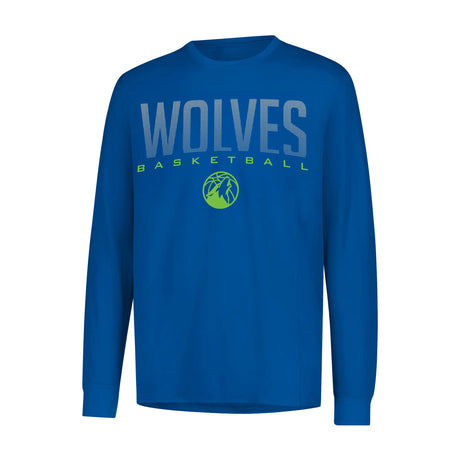 Ultra Game Men's NBA Official Super Soft Game Day Long Sleeve T-Shirt | Minnesota Timberwolves