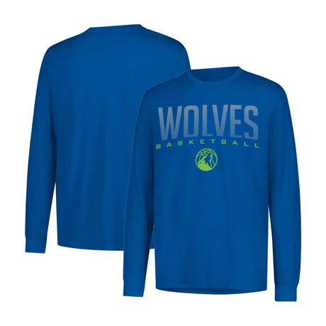 Ultra Game Men's NBA Official Super Soft Game Day Long Sleeve T-Shirt | Minnesota Timberwolves