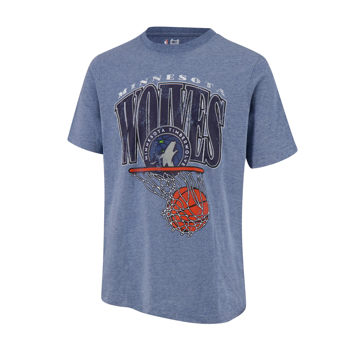 Ultra Game Men's NBA Official Hoops Short Sleeve T-Shirt | Minnesota Timberwolves