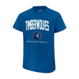 Ultra Game Men's NBA Official Super Soft Teamster Short Sleeve T-Shirt | Minnesota Timberwolves