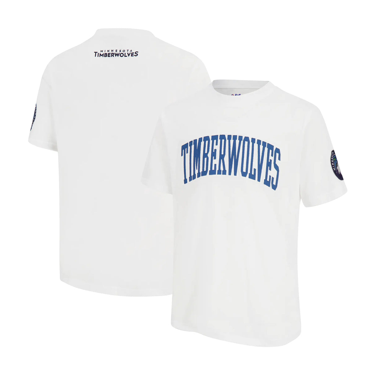 Ultra Game Men's NBA Official Embroidered Letters Super Soft T-Shirt | Minnesota Timberwolves