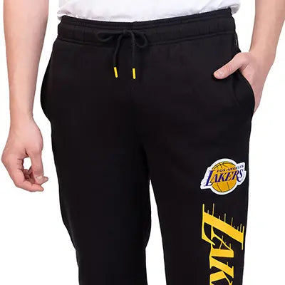 ultra game mens nba official navy super soft team jogger sweatpants feature 1