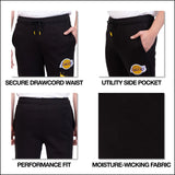 Ultra Game Men's NBA Official Super Soft Team Jogger Sweatpants | Indiana Pacers