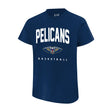 Ultra Game Men's NBA Official Super Soft Teamster Short Sleeve T-Shirt | New Orleans Pelicans