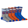 Ultra Game Men's NBA Official Athletic Cushioned Secure Fit Team Crew Socks - 3 Pack | New York Knicks