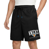 Ultra Game Men’s NBA Official Soft Air Mesh Teamster Basketball Shorts - Classic Fit | New York Knicks