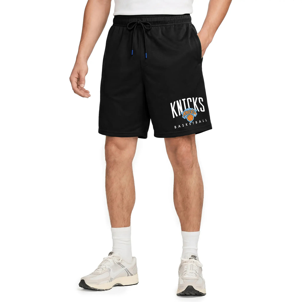 Ultra Game Men’s NBA Official Soft Air Mesh Teamster Basketball Shorts - Classic Fit | New York Knicks