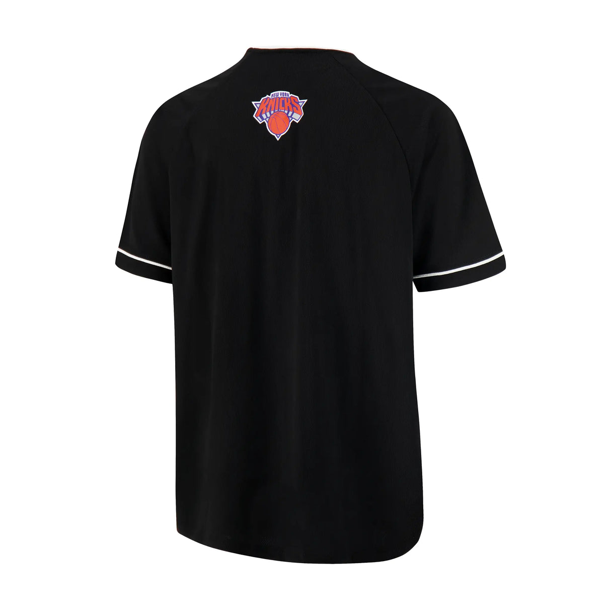 Ultra Game Men’s NBA Official Super Soft Button Down Jersey Baseball Shirt | New York Knicks