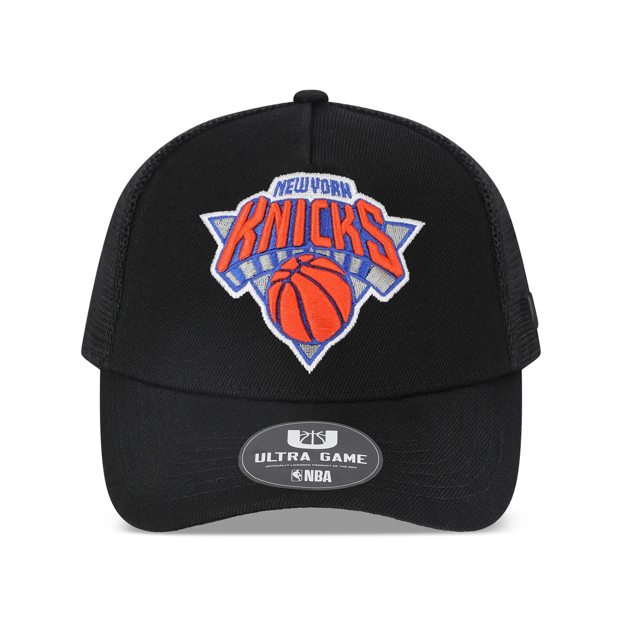 Ultra Game Men’s NBA Official Snap Back All Around The World Trucker Baseball Cap Hat | New York Knicks