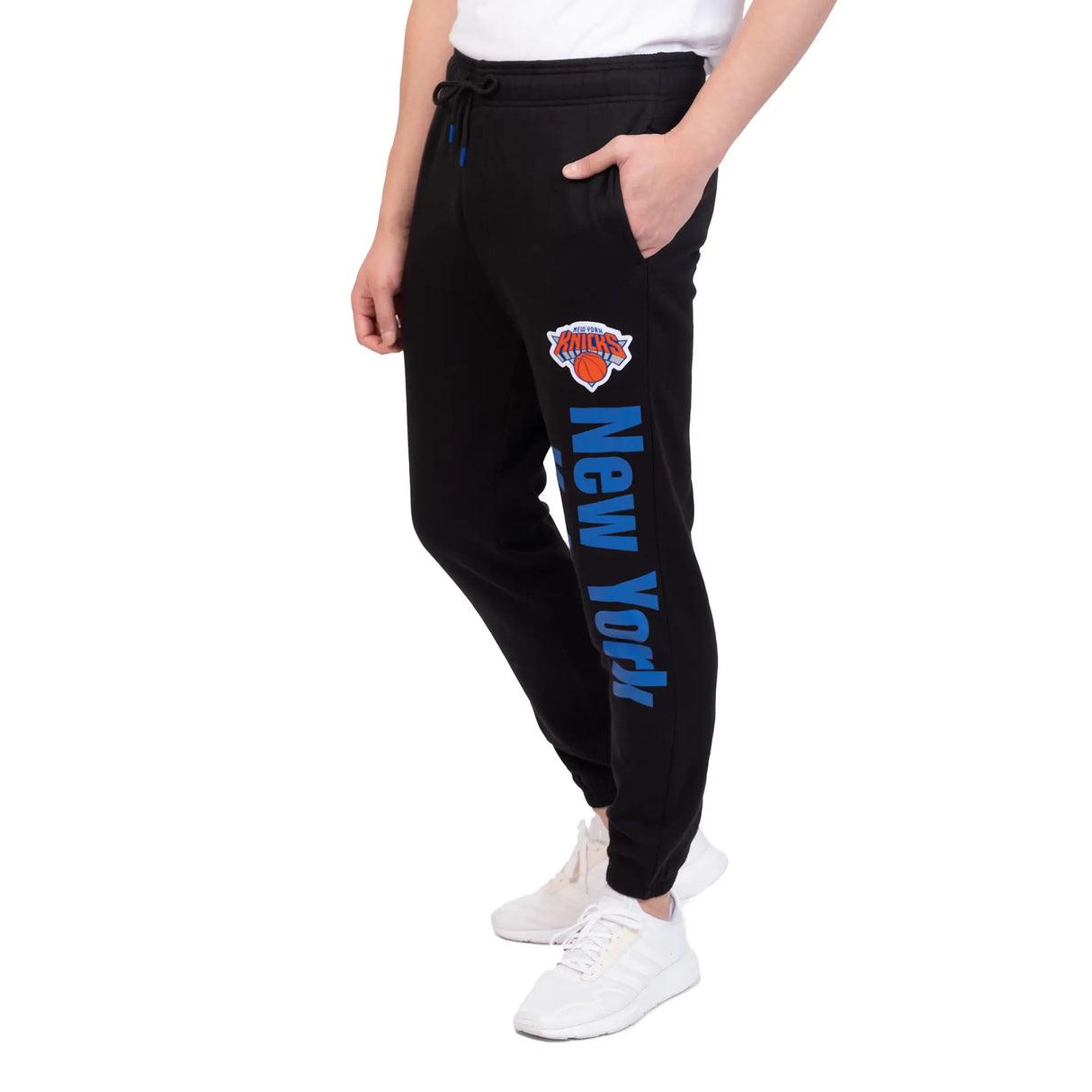 Ultra Game Men's NBA Official Super Soft Team Jogger Sweatpants | New York Knicks