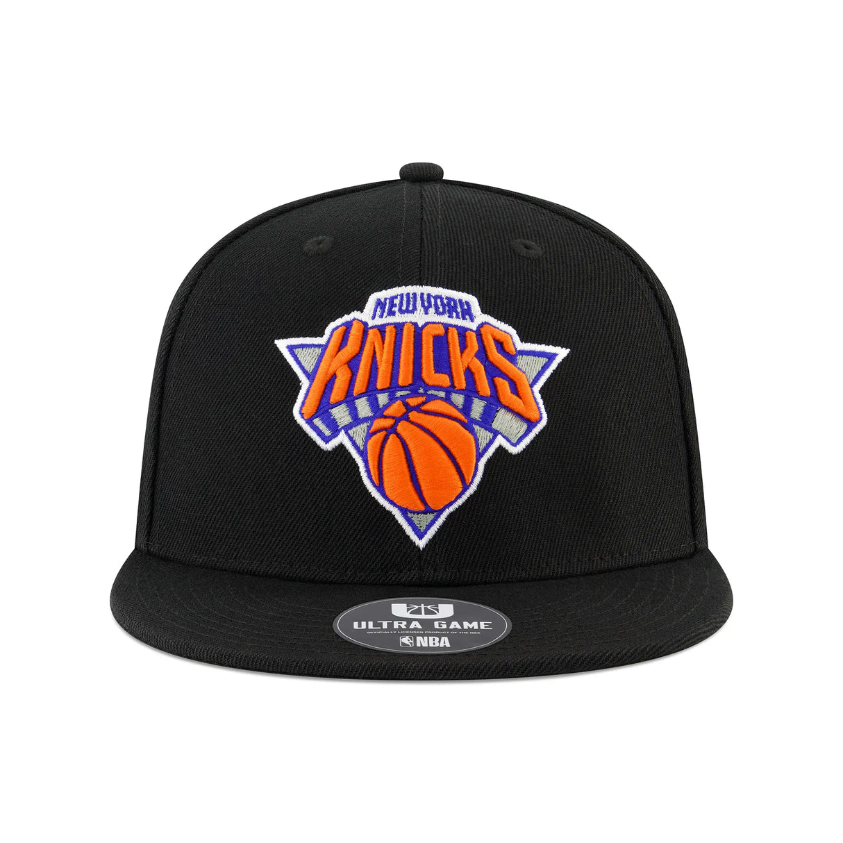 Ultra Game Men’s NBA Official Twill Snap Back Ultimate Baseball Cap Hat | New York Knicks