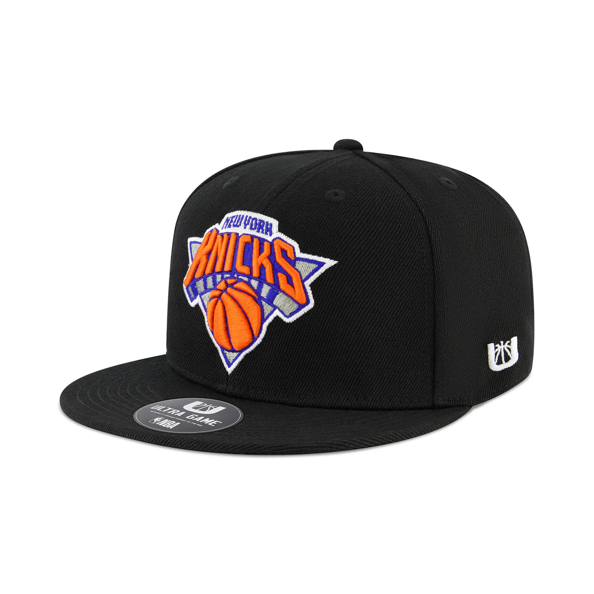 Ultra Game Men’s NBA Official Twill Snap Back Ultimate Baseball Cap Hat | New York Knicks