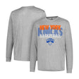Ultra Game Men’s NBA Official Super Soft Supreme Long Sleeve T-Shirt | New York Knicks