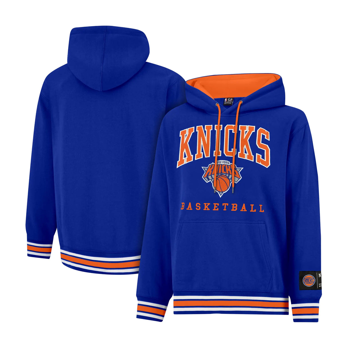 Ultra Game Mens NBA Official Premium Quality MVP Hoodie Sweatshirt | New York Knicks