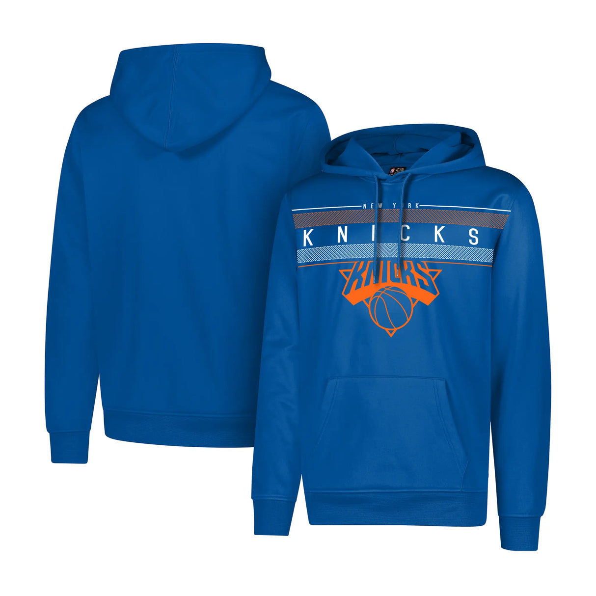 Ultra Game Men's NBA Official Super Soft Midtown Hoodie Sweatshirt | New York Knicks