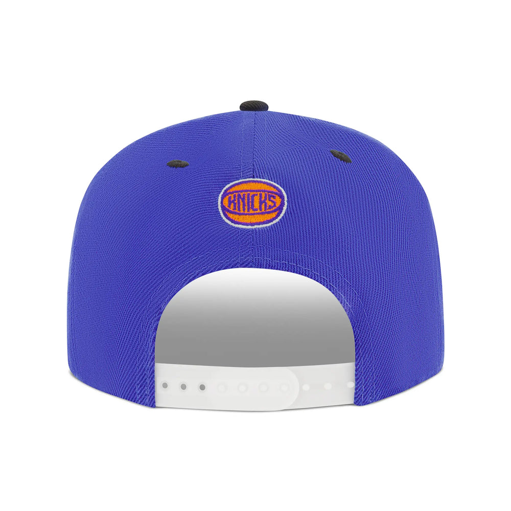 Ultra Game Men’s NBA Official Snap Back 3D Embroidered Team Logo Baseball Cap Hat | New York Knicks