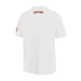 Ultra Game Men's NBA Official Embroidered Letters Super Soft T-Shirt | New York Knicks