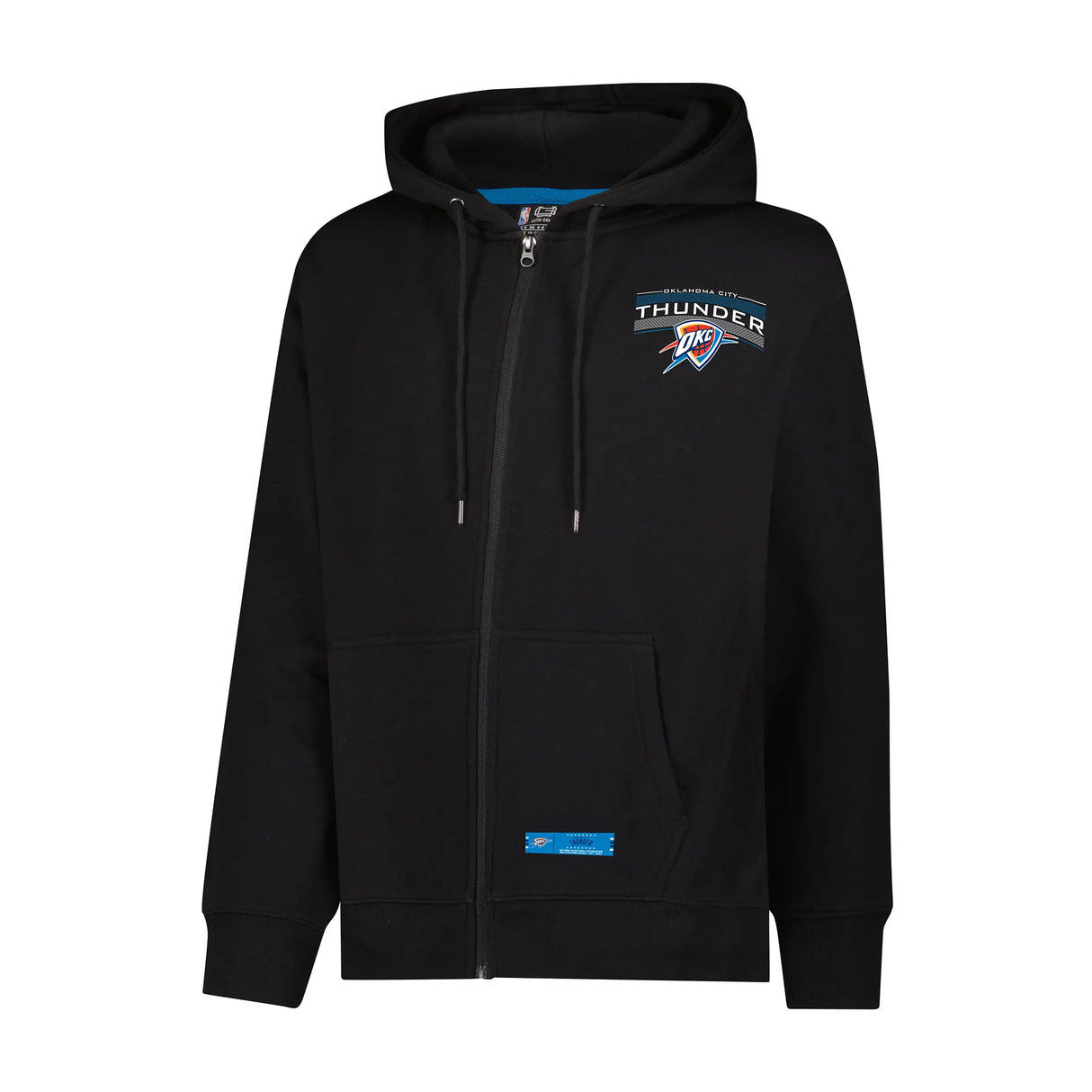 Ultra Game Men's NBA Official Super Soft Driver Full Zip Hoodie Jacket Sweatshirt | Oklahoma City Thunder