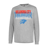 Ultra Game Men’s NBA Official Super Soft Supreme Long Sleeve T-Shirt | Oklahoma City Thunder