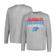 Ultra Game Men’s NBA Official Super Soft Supreme Long Sleeve T-Shirt | Oklahoma City Thunder