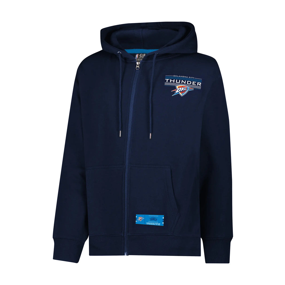 Ultra Game Men's NBA Official Super Soft Driver Full Zip Hoodie Jacket Sweatshirt | Oklahoma City Thunder