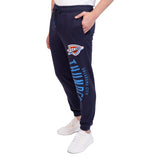 Ultra Game Men's NBA Official Super Soft Team Jogger Sweatpants | Oklahoma City Thunder