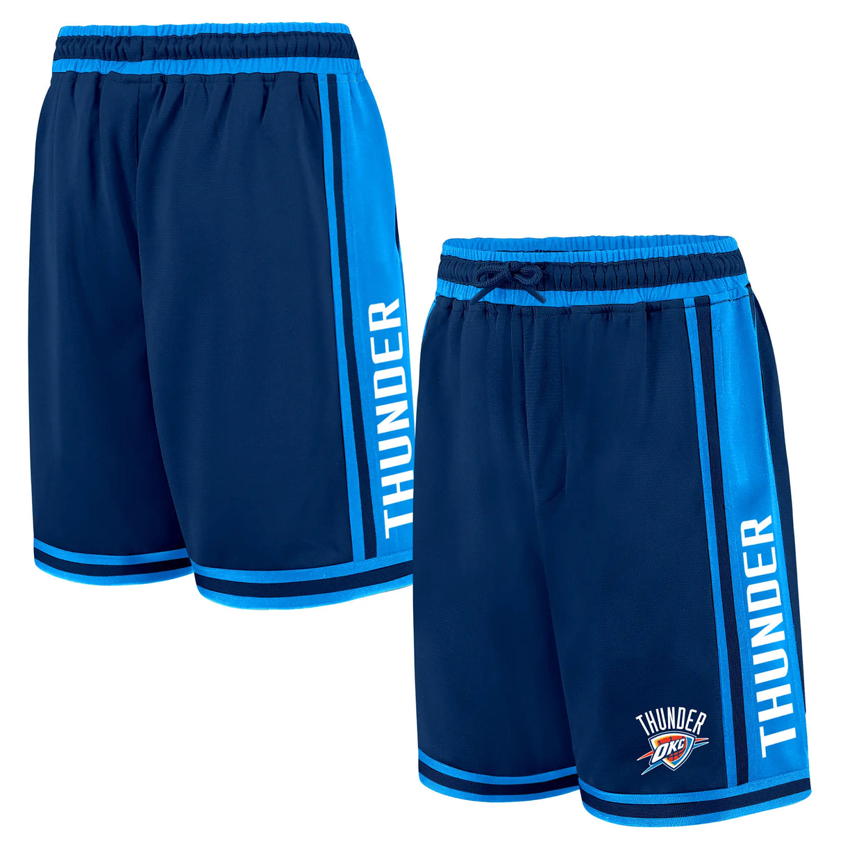 Ultra Game Men's NBA Official Super Soft Air Mesh Game Day Basketball Shorts - Classic Fit | Oklahoma City Thunder