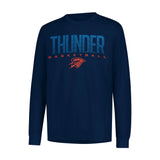 Ultra Game Men's NBA Official Super Soft Game Day Long Sleeve T-Shirt | Oklahoma City Thunder