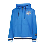 Ultra Game Men's NBA Official MVP Premium Quality Full Zip Hoodie Jacket | Oklahoma City Thunder