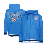 Ultra Game Men's NBA Official MVP Premium Quality Full Zip Hoodie Jacket | Oklahoma City Thunder