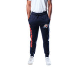 Ultra Game Men's NBA Official Super Soft Team Jogger Sweatpants | Oklahoma City Thunder