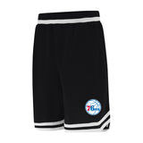 Ultra Game Men's NBA Official Soft Air Mesh Ultimate Basketball Shorts-Classic Fit | Philadelphia 76ers