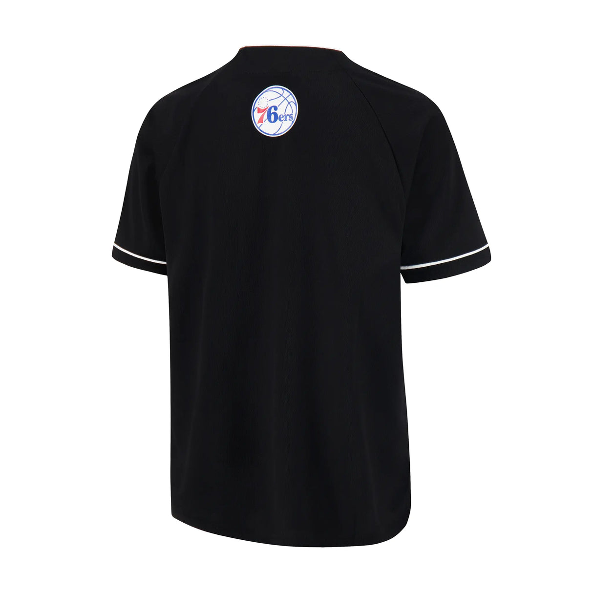Ultra Game Men’s NBA Official Super Soft Button Down Jersey Baseball Shirt | Philadelphia 76ers