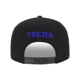 Ultra Game Men’s NBA Official Twill Snap Back Ultimate Baseball Cap Hat | Philadelphia 76ers