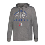 Ultra Game Men's NBA Official Super Soft Lightweight Hoodie Sweatshirt | Philadelphia 76ers