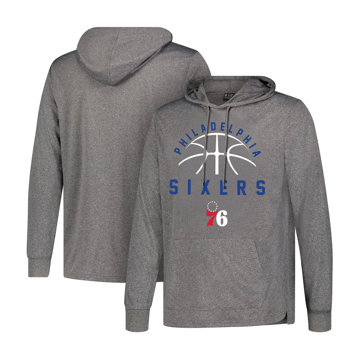 Ultra Game Men's NBA Official Super Soft Lightweight Hoodie Sweatshirt | Philadelphia 76ers