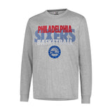 Ultra Game Men’s NBA Official Super Soft Supreme Long Sleeve T-Shirt | Philadelphia 76ers