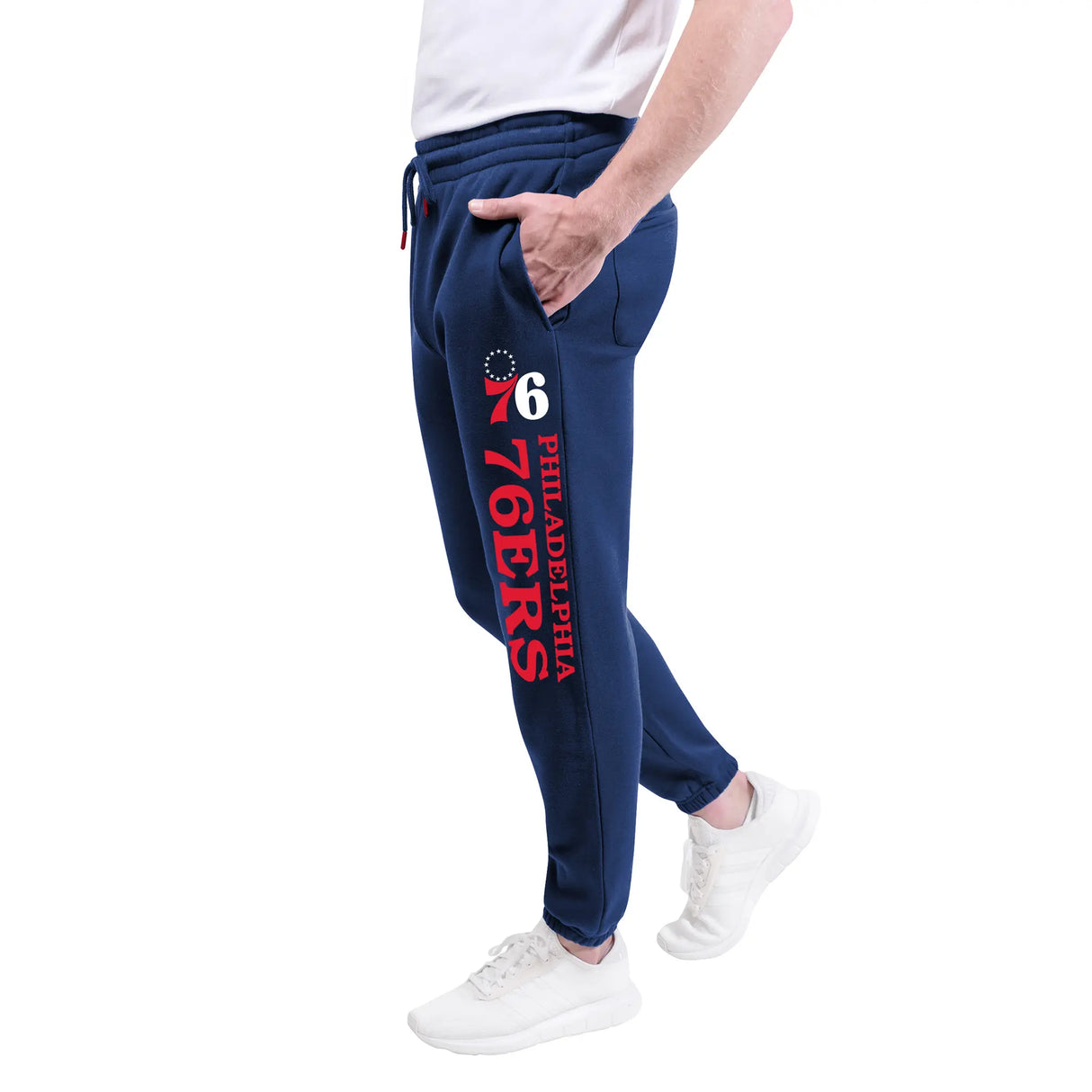 Ultra Game Men's NBA Official Super Soft Team Jogger Sweatpants | Philadelphia 76ers