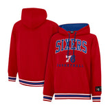 Ultra Game Mens NBA Official Premium Quality MVP Hoodie Sweatshirt | Philadelphia 76ers