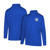 Ultra Game Men's NBA Official Super Soft Quarter Zip Long Sleeve T-Shirt | Philadelphia 76ers