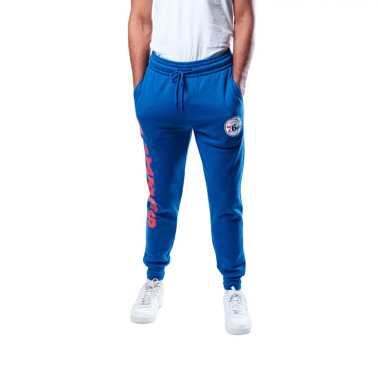 Ultra Game Men's NBA Official Super Soft Team Jogger Sweatpants | Philadelphia 76ers
