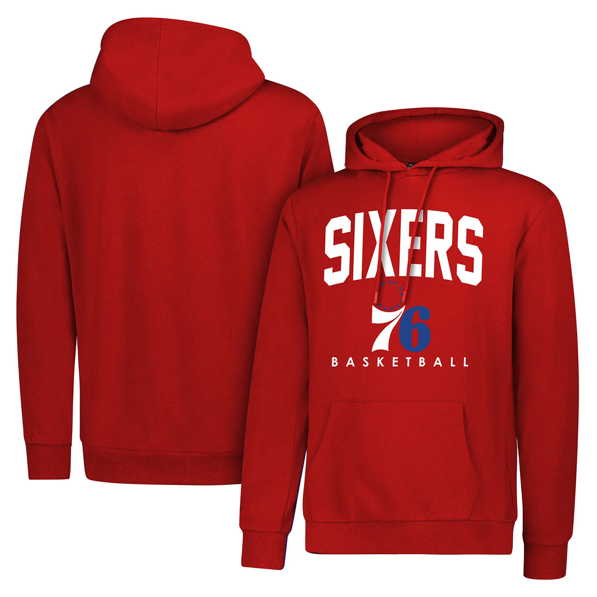 Ultra Game Men's NBA Official Super Soft Teamster Hoodie Sweatshirt | Philadelphia 76ers
