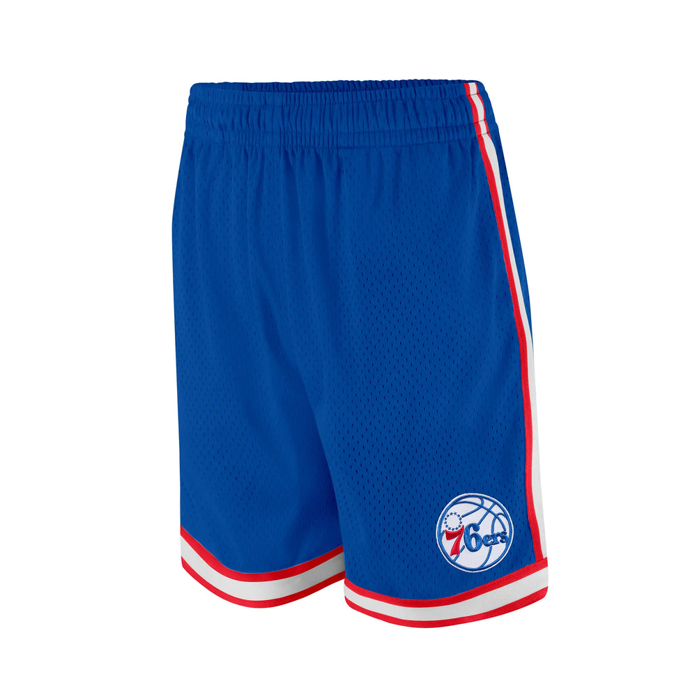 Ultra Game Men's NBA Official Supremely Soft Air Mesh Basketball Shorts - Classic Fit | Philadelphia 76ers